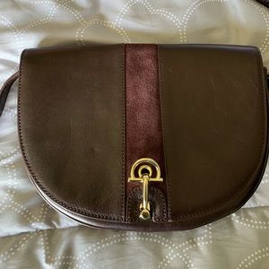 Talbots leather crossbody. 10.5x8 adjustable strap